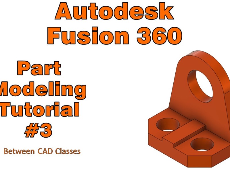 Autodesk Fusion 360 Part Modeling Tutorial #3
